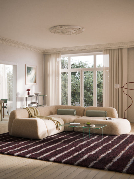 Wolke Modular BouclÃ© Corner Sofa (4-seater)