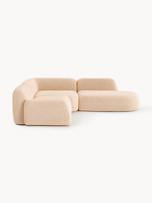 Wolke Modular BouclÃ© Corner Sofa (4-seater)