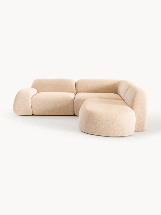Wolke Modular BouclÃ© Corner Sofa (4-seater)