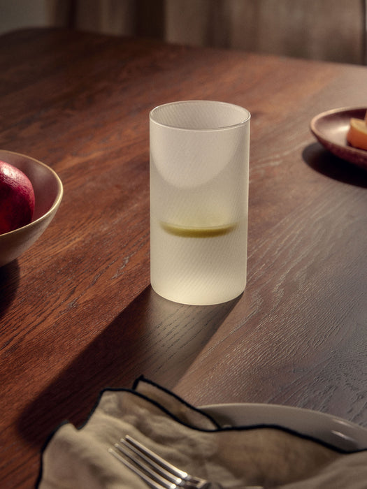 Mouth-Blown Borosilicate Highball Glasses Limon Set of 4