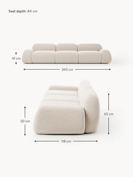 Modular Sofa Wolke 4-seater