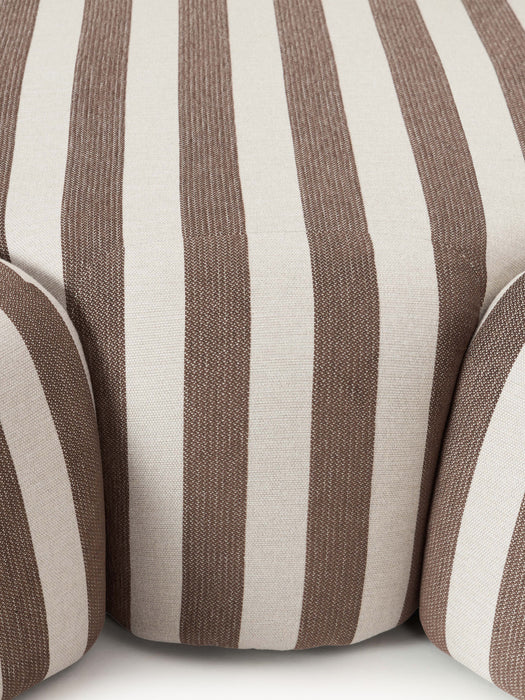 XL Modular Striped Sofa Wolke