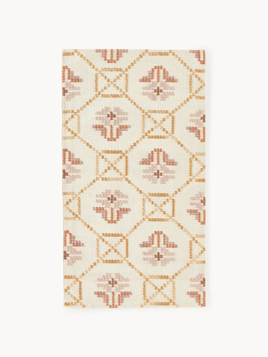Hand-Woven Wool Kilim Rug Nava
