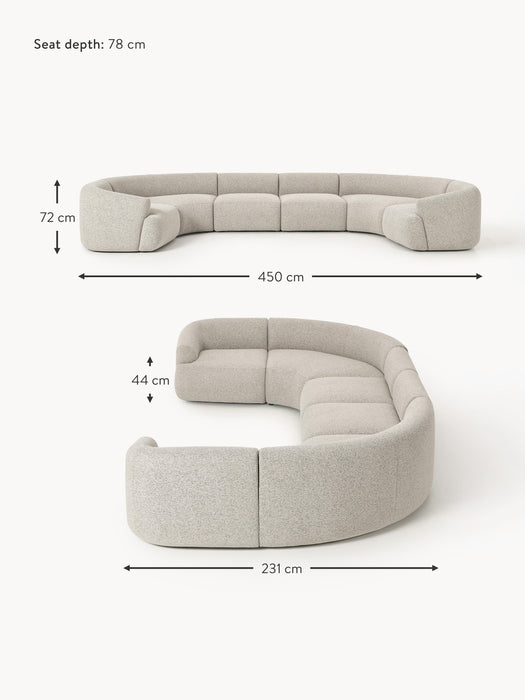 XL Modular Boucl Sofa Sofia