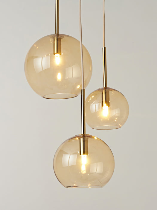 Glass Ball Cluster Pendant Light Raquel