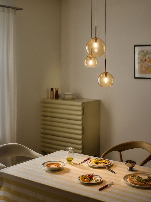 Raquel Glass Ball Cluster Pendant Light