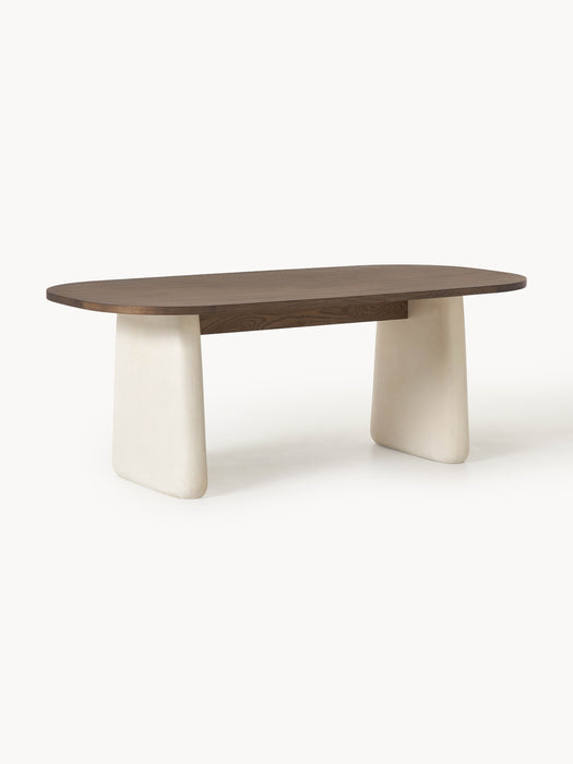 Oval Oak Wood Dining Table Dune in various sizes