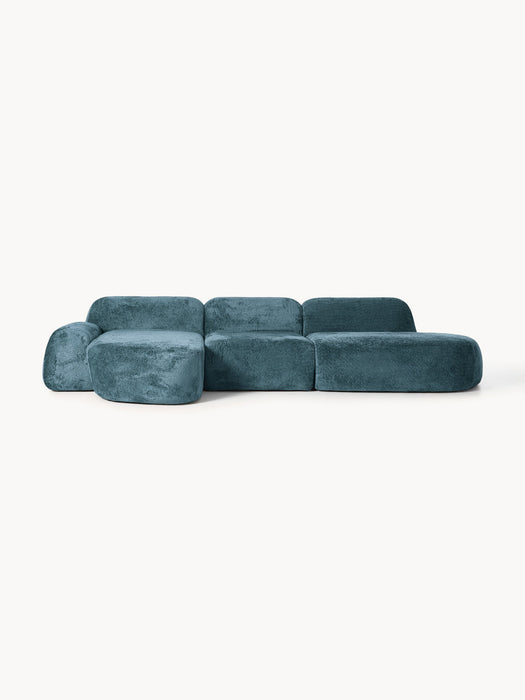 Wolke Modular Teddy Bouclé Corner Sofa (4-seater)