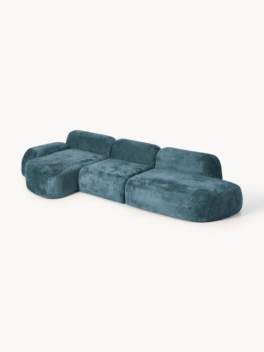 Wolke Modular Teddy Bouclé Corner Sofa (4-seater)