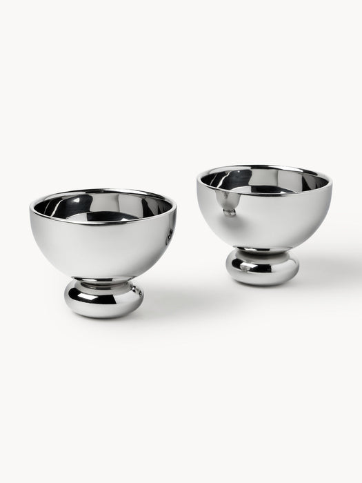Polaris Stainless Steel Dessert Bowls, Set of 2