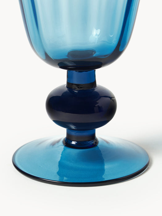 Mouth-Blown Wine Glasses Tulya Set of 4