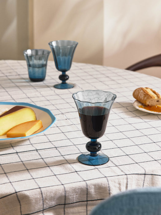 Mouth-Blown Wine Glasses Tulya Set of 4