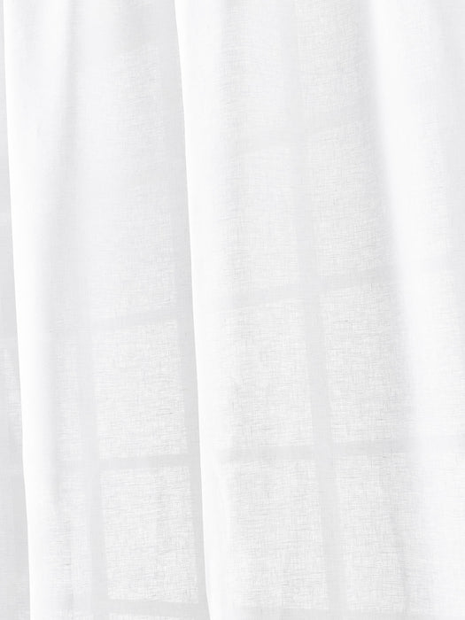 Shelly Light-Filtering Linen Rod Pocket Curtain, W 280 cm