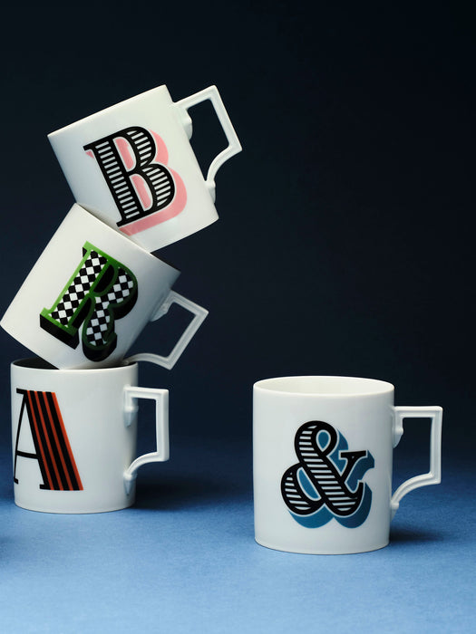x MEISSEN Handmade Mug Initials with Decorative Motif