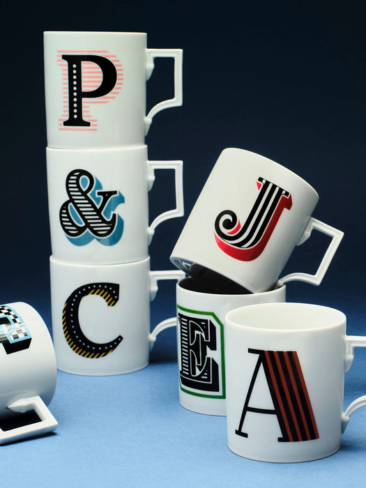 x MEISSEN Handmade Mug Initials with Decorative Motif