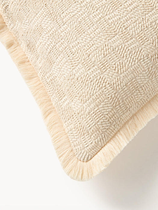 Kirana Cushion Cover with Fringes