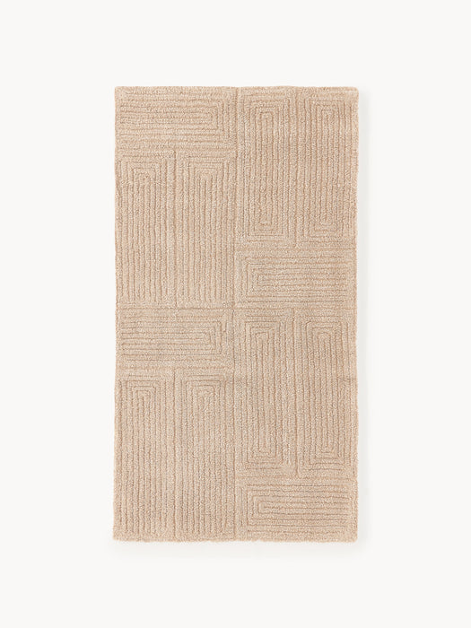 High-Low Wool Rug Alexia Hand-Tufted