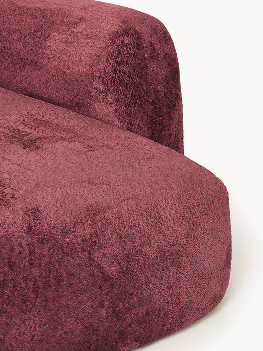 XL Modular Teddy Boucl Corner Sofa Wolke