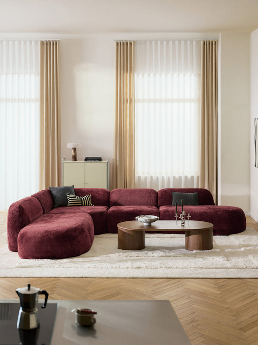 Wolke XL Modular Teddy BouclÃ© Corner Sofa