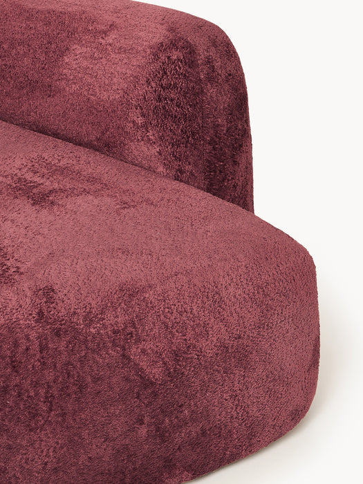 XL Modular Teddy Boucl Corner Sofa Wolke