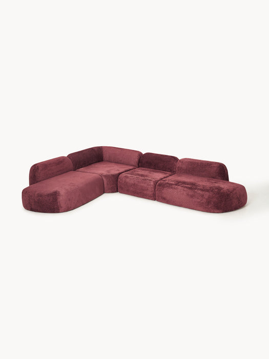 Wolke XL Modular Teddy BouclÃ© Corner Sofa