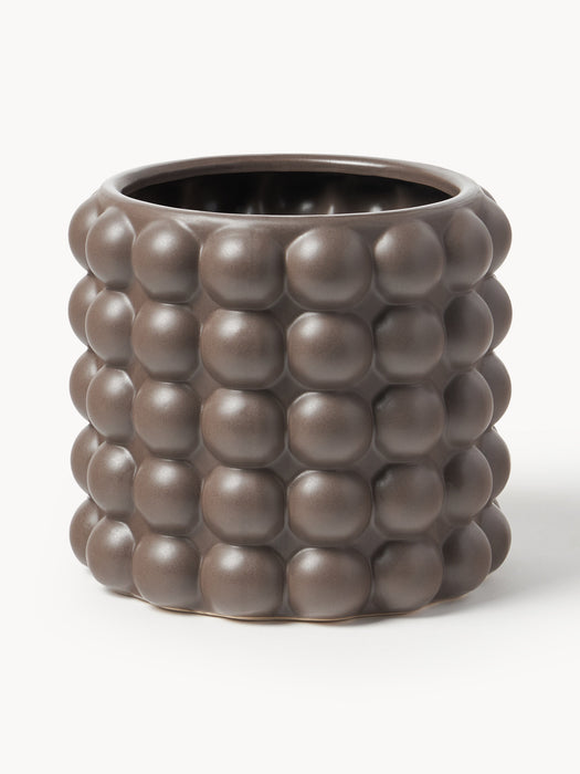 Stoneware Cover Pot Bob H 21 cm