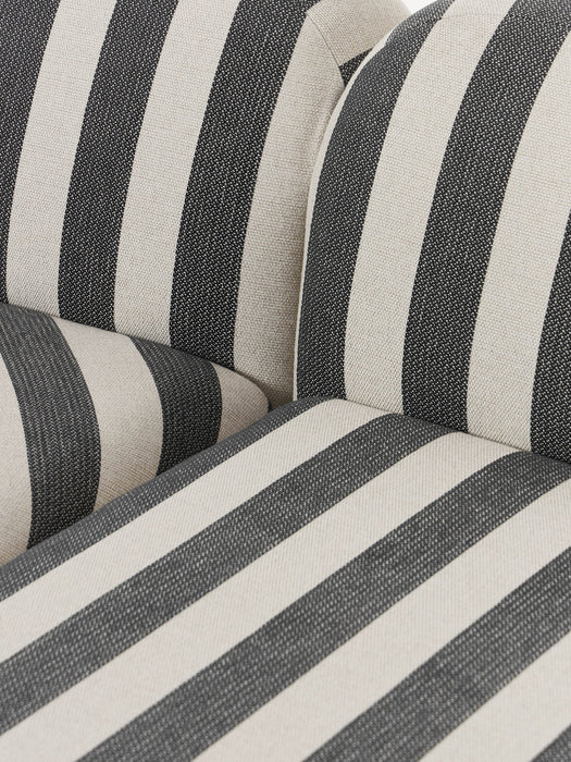 Modular Striped Sofa Wolke 4-seater