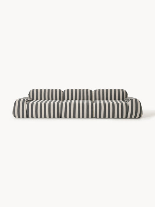 Modular Striped Sofa Wolke 4-seater