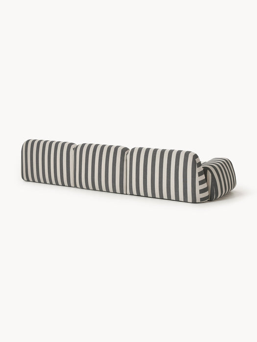 Modular Striped Sofa Wolke 4-seater