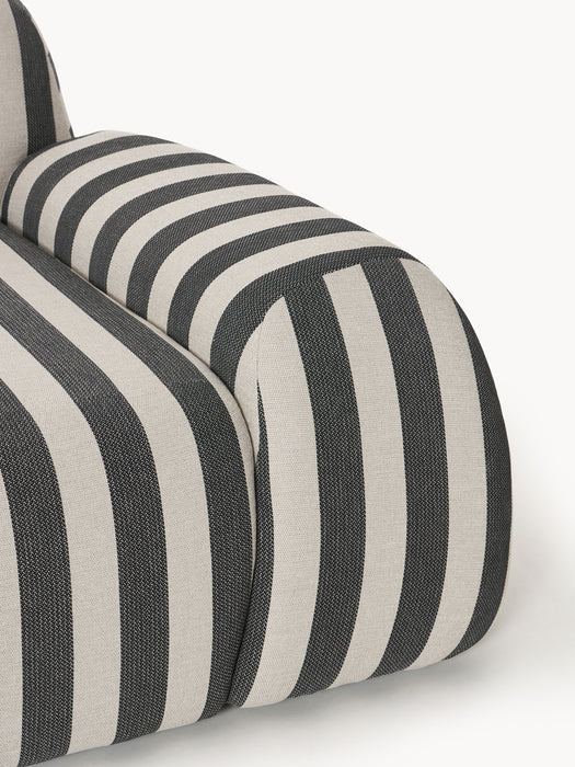 Modular Striped Sofa Wolke 4-seater