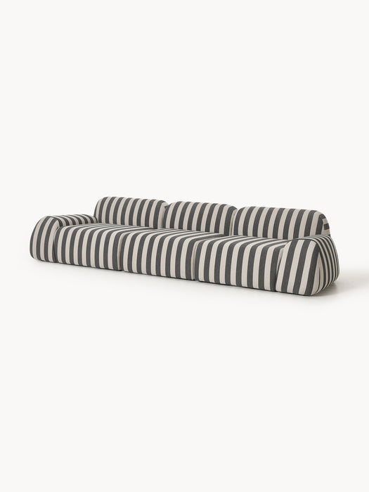 Modular Striped Sofa Wolke 4-seater