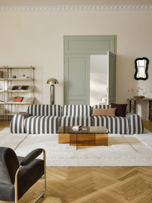 Modular Striped Sofa Wolke 4-seater