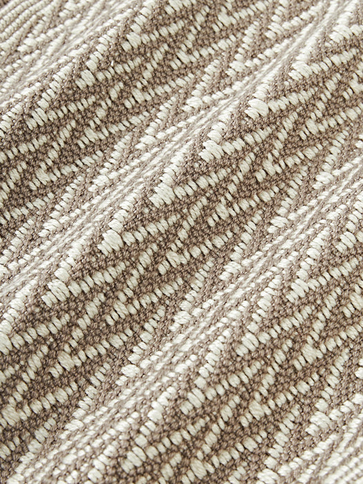 Suria Outdoor Cushion Cover with Woven Pattern and Fringes