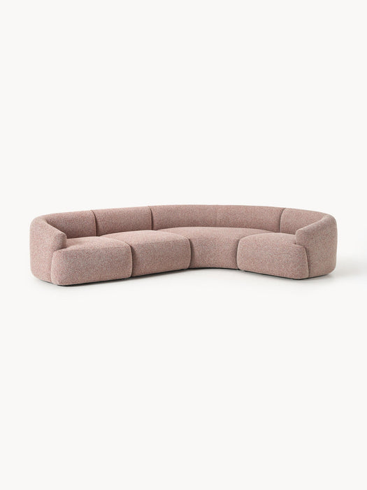 Sofia Modular Bouclé Corner Sofa (4-seater)