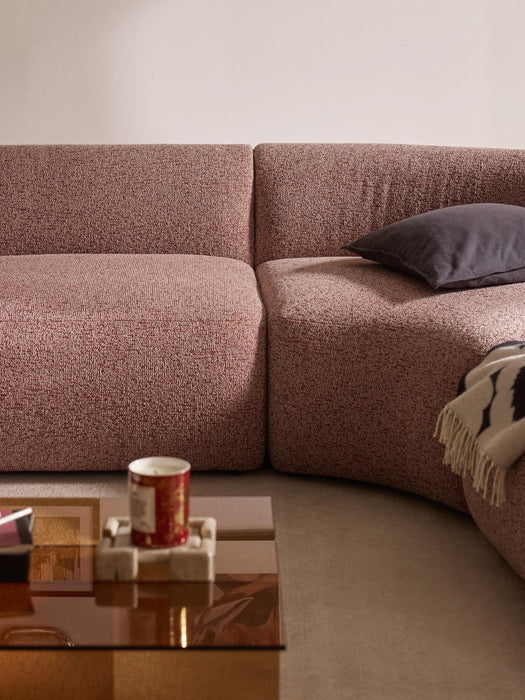Modular Boucl Corner Sofa Sofia 4-seater