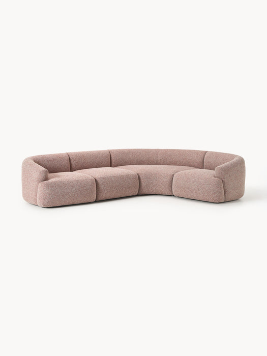 Modular Boucl Corner Sofa Sofia 4-seater