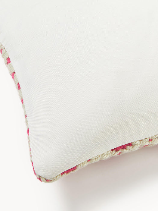 Outdoor Cushion Cover Yamir with Woven Pattern