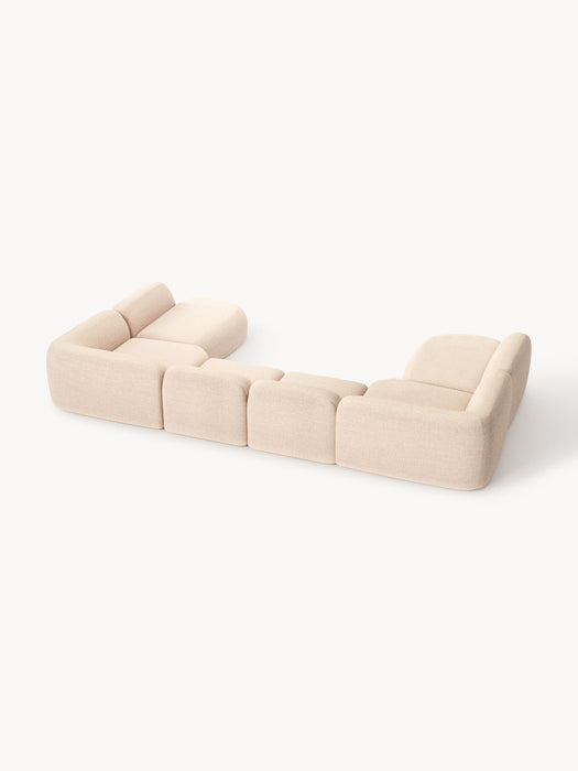 XL Modular Boucl Sofa Wolke