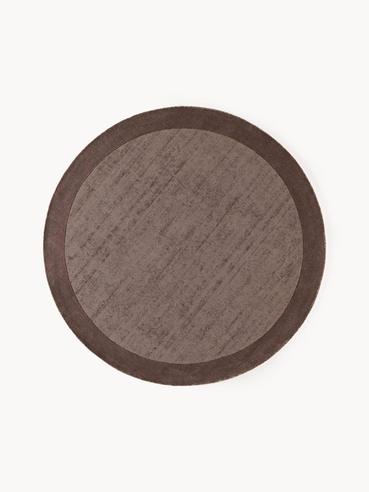 Round Low-Pile Rug Kari