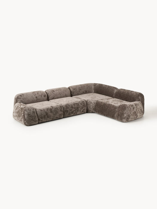 Wolke Modular Teddy Bouclé Corner Sofa (4-seater)