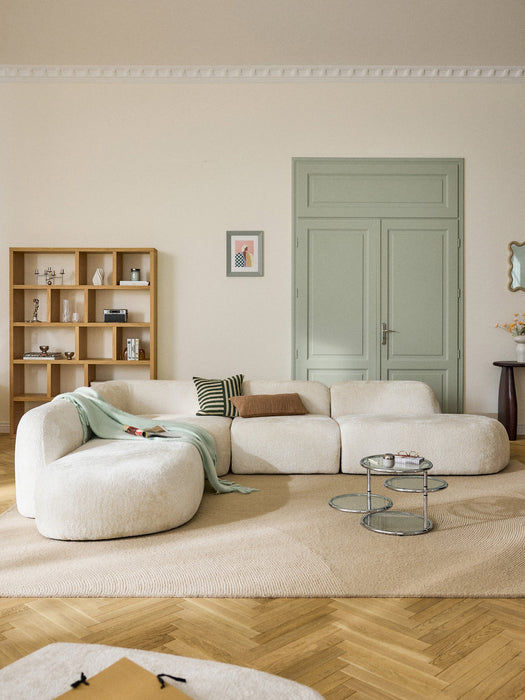 Wolke XL Modular Teddy BouclÃ© Corner Sofa
