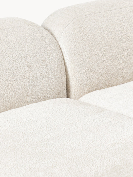 XL Modular Teddy Boucl Corner Sofa Wolke
