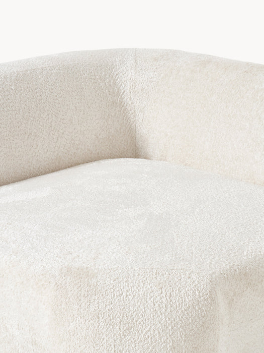 XL Modular Teddy Boucl Corner Sofa Wolke