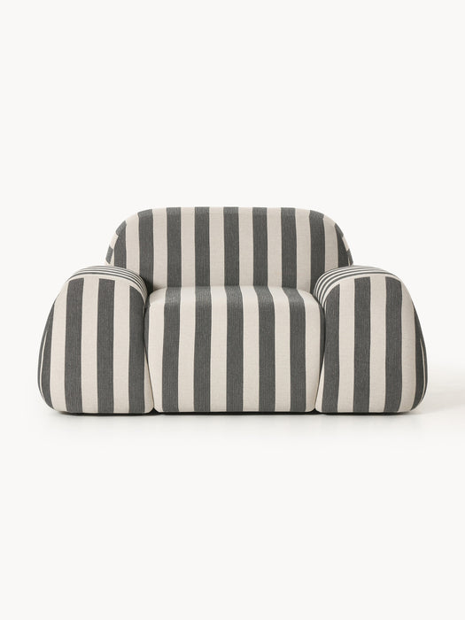Striped Lounge Chair Wolke