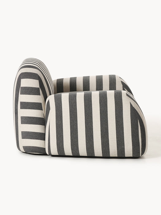 Striped Lounge Chair Wolke