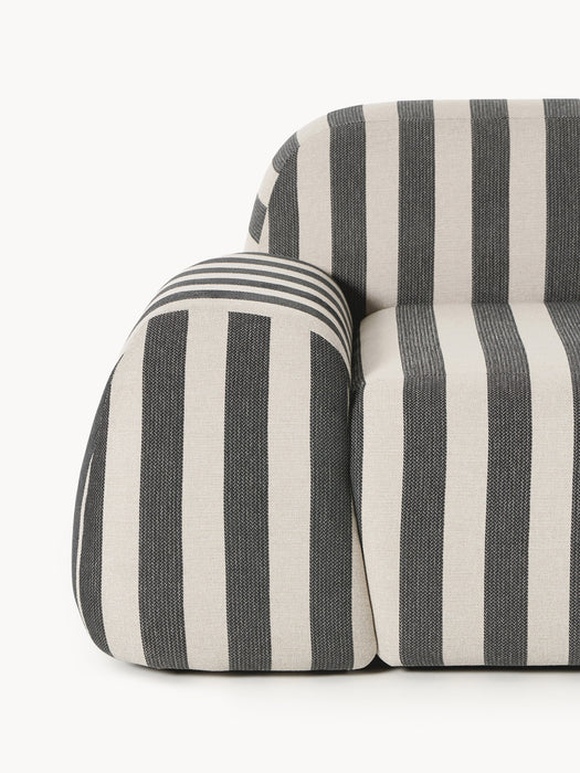 Striped Lounge Chair Wolke