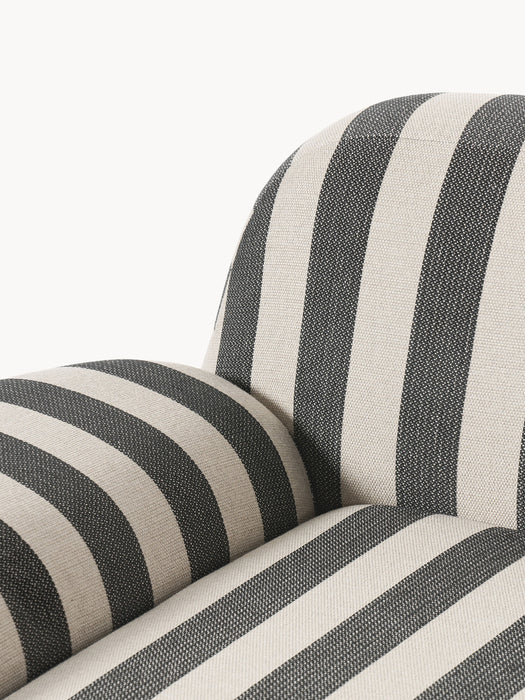 Striped Lounge Chair Wolke