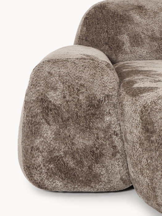 XL Teddy Boucl Lounge Chair Wolke