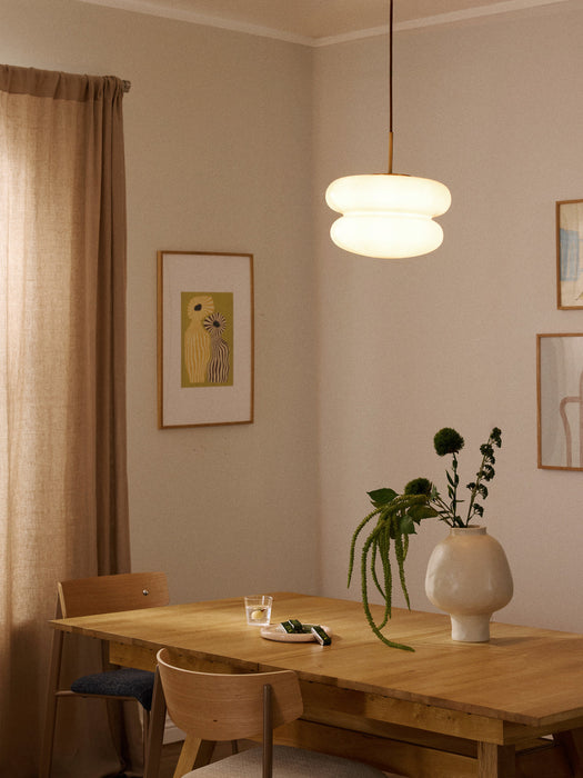 Baya Opal Glass Pendant Light