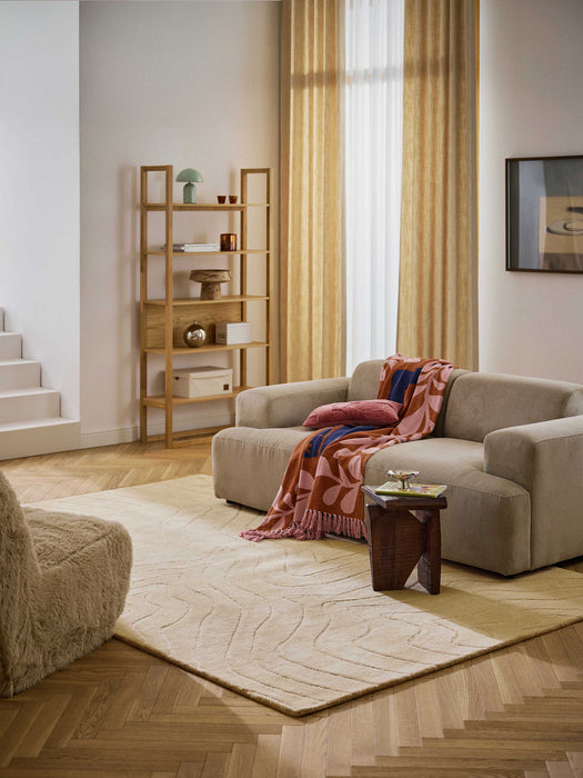 Aaron High-Low Wool Rug, Hand-Tufted